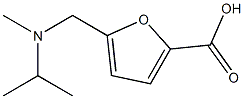 5-{[methyl(propan-2-yl)amino]methyl}furan-2-carboxylic acid Struktur