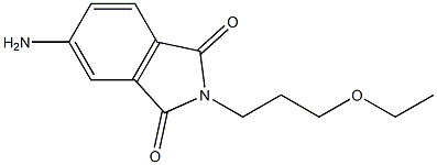 5-amino-2-(3-ethoxypropyl)-2,3-dihydro-1H-isoindole-1,3-dione Struktur