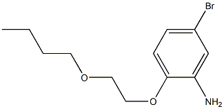 5-bromo-2-(2-butoxyethoxy)aniline Struktur