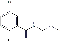 5-bromo-2-fluoro-N-isobutylbenzamide Struktur