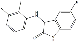 5-bromo-3-[(2,3-dimethylphenyl)amino]-2,3-dihydro-1H-indol-2-one Struktur