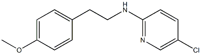 5-chloro-N-[2-(4-methoxyphenyl)ethyl]pyridin-2-amine Struktur