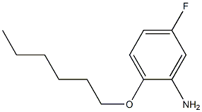 5-fluoro-2-(hexyloxy)aniline Struktur