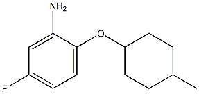 5-fluoro-2-[(4-methylcyclohexyl)oxy]aniline Struktur