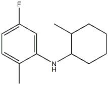 5-fluoro-2-methyl-N-(2-methylcyclohexyl)aniline Struktur