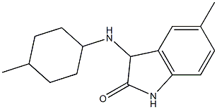 5-methyl-3-[(4-methylcyclohexyl)amino]-2,3-dihydro-1H-indol-2-one Struktur