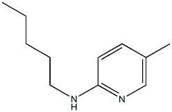 5-methyl-N-pentylpyridin-2-amine Struktur