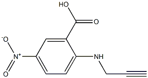 5-nitro-2-(prop-2-yn-1-ylamino)benzoic acid Struktur