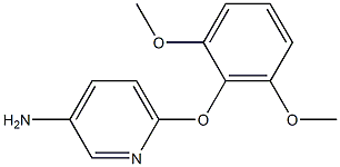 6-(2,6-dimethoxyphenoxy)pyridin-3-amine Struktur