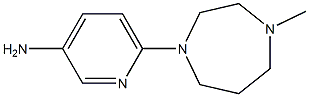 6-(4-methyl-1,4-diazepan-1-yl)pyridin-3-amine Struktur