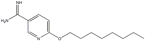 6-(octyloxy)pyridine-3-carboximidamide Struktur