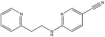 6-[(2-pyridin-2-ylethyl)amino]nicotinonitrile Struktur