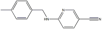 6-[(4-methylbenzyl)amino]nicotinonitrile Struktur