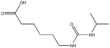 6-[(propan-2-ylcarbamoyl)amino]hexanoic acid Struktur