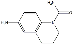 6-amino-1,2,3,4-tetrahydroquinoline-1-carboxamide Struktur