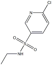 6-chloro-N-ethylpyridine-3-sulfonamide Struktur