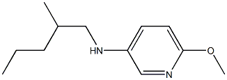 6-methoxy-N-(2-methylpentyl)pyridin-3-amine Struktur