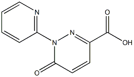 6-oxo-1-pyridin-2-yl-1,6-dihydropyridazine-3-carboxylic acid Struktur