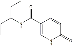 6-oxo-N-(pentan-3-yl)-1,6-dihydropyridine-3-carboxamide Struktur