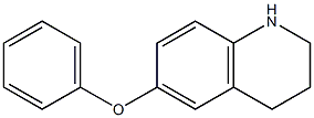 6-phenoxy-1,2,3,4-tetrahydroquinoline Struktur