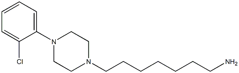 7-[4-(2-chlorophenyl)piperazin-1-yl]heptan-1-amine Struktur