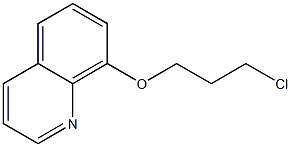 8-(3-chloropropoxy)quinoline Struktur