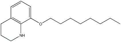 8-(octyloxy)-1,2,3,4-tetrahydroquinoline Struktur