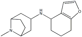 8-methyl-N-(4,5,6,7-tetrahydro-1-benzofuran-4-yl)-8-azabicyclo[3.2.1]octan-3-amine Struktur