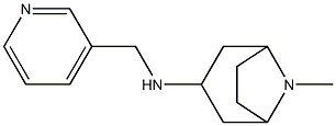 8-methyl-N-(pyridin-3-ylmethyl)-8-azabicyclo[3.2.1]octan-3-amine Struktur