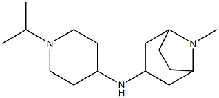 8-methyl-N-[1-(propan-2-yl)piperidin-4-yl]-8-azabicyclo[3.2.1]octan-3-amine Struktur