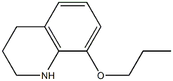 8-propoxy-1,2,3,4-tetrahydroquinoline Struktur