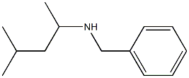 benzyl(4-methylpentan-2-yl)amine Struktur