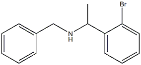 benzyl[1-(2-bromophenyl)ethyl]amine Struktur