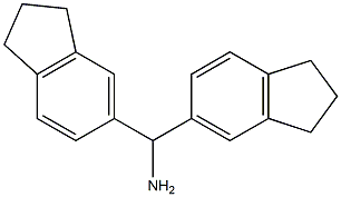 bis(2,3-dihydro-1H-inden-5-yl)methanamine Struktur