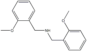 bis[(2-methoxyphenyl)methyl]amine Struktur