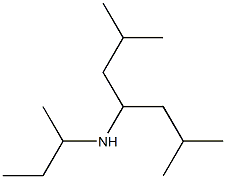 butan-2-yl(2,6-dimethylheptan-4-yl)amine Struktur