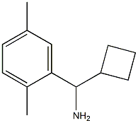 cyclobutyl(2,5-dimethylphenyl)methanamine Struktur