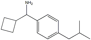 cyclobutyl[4-(2-methylpropyl)phenyl]methanamine Struktur