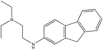 diethyl[2-(9H-fluoren-2-ylamino)ethyl]amine Struktur