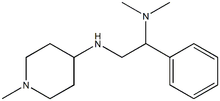 dimethyl({2-[(1-methylpiperidin-4-yl)amino]-1-phenylethyl})amine Struktur