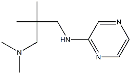 dimethyl({2-methyl-2-[(pyrazin-2-ylamino)methyl]propyl})amine Struktur