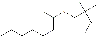 dimethyl[2-methyl-1-(octan-2-ylamino)propan-2-yl]amine Struktur