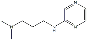 dimethyl[3-(pyrazin-2-ylamino)propyl]amine Struktur