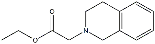 ethyl 2-(1,2,3,4-tetrahydroisoquinolin-2-yl)acetate Struktur