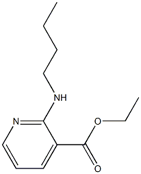 ethyl 2-(butylamino)pyridine-3-carboxylate Struktur