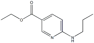 ethyl 6-(propylamino)pyridine-3-carboxylate Struktur