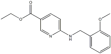 ethyl 6-{[(2-methoxyphenyl)methyl]amino}pyridine-3-carboxylate Struktur