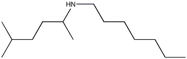 heptyl(5-methylhexan-2-yl)amine Struktur