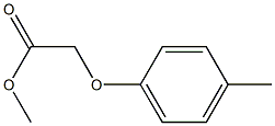 methyl 2-(4-methylphenoxy)acetate Struktur