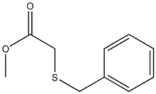 methyl 2-(benzylsulfanyl)acetate Struktur